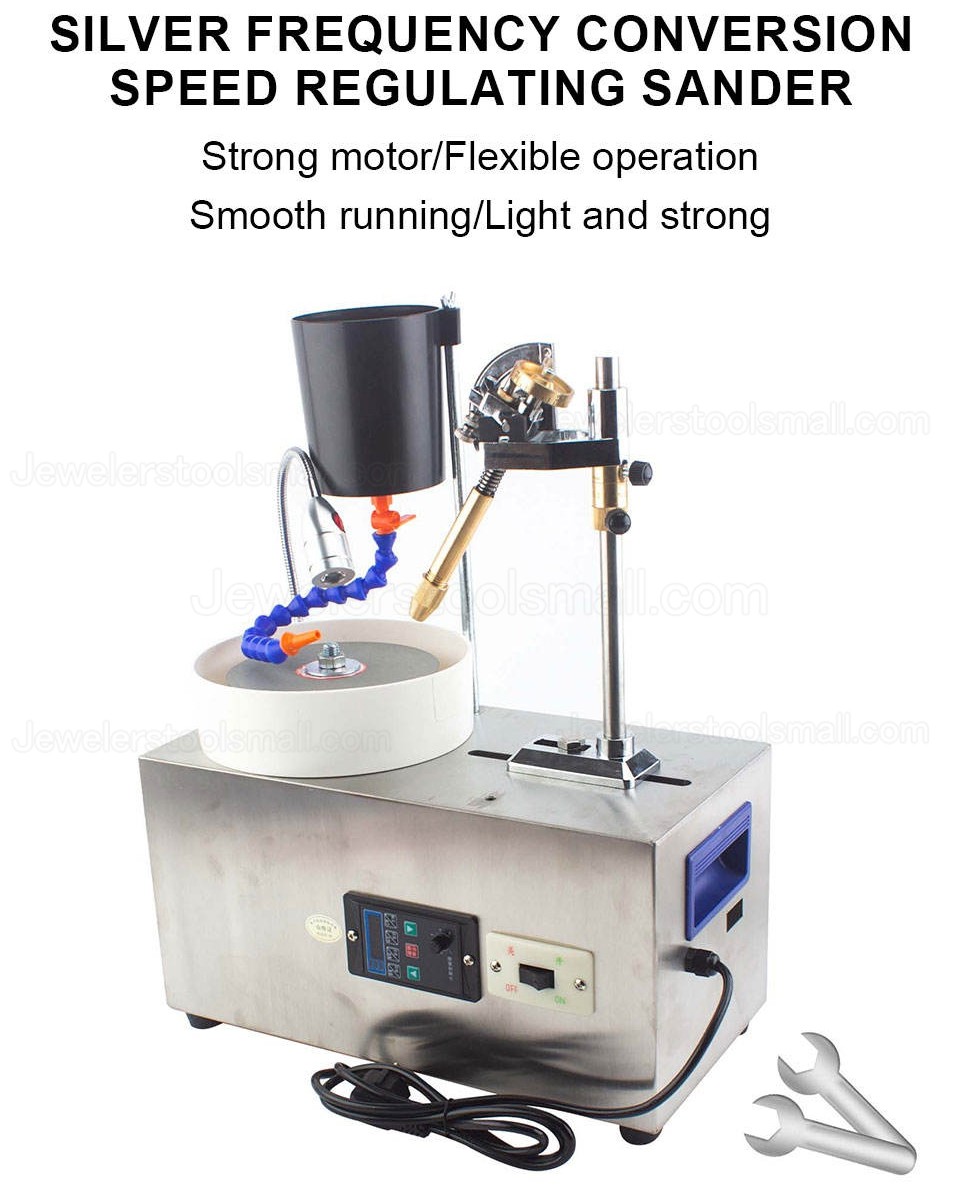 180W Automatic Gem Faceting Machine for Gemstone Lapidary Grinding Polishing Cutting 3000RPM